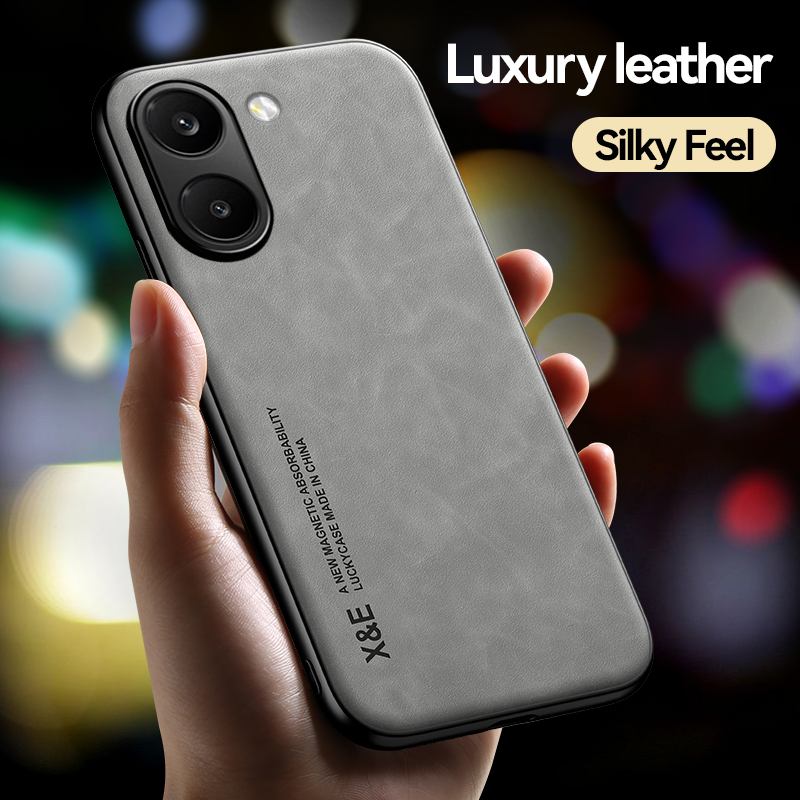 Xiaomi Poco X6 - Casing Kulit Mewah untuk Xiaomi Poco