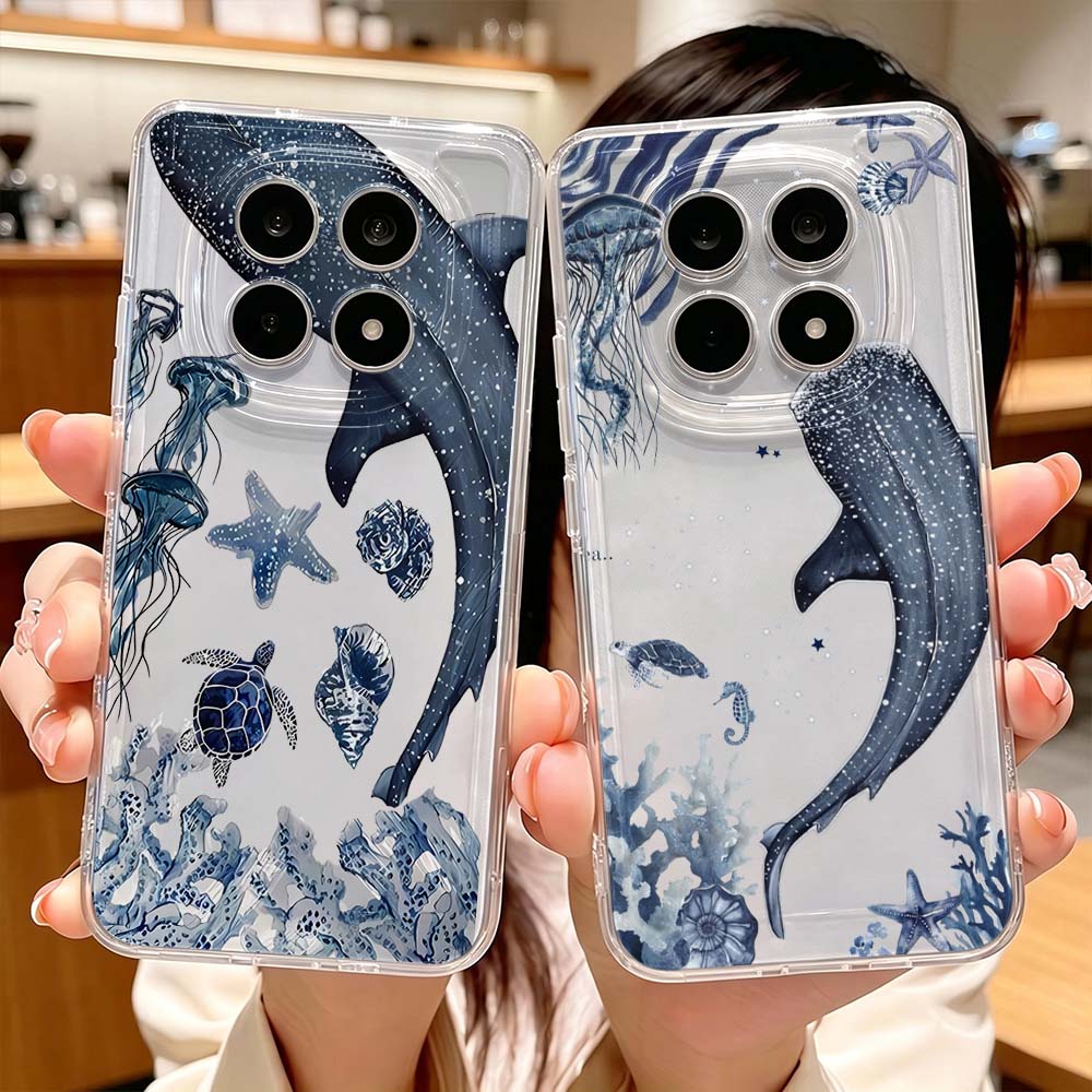 Casing Ponsel Motif Penyu Laut - Xiaomi Poco X6 ulasan dan harga